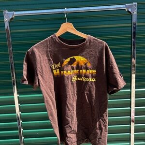 Brown Graphic T-Shirt